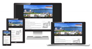 responsive Webseite - Bauunternehmen